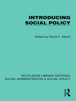cover image of Introducing Social Policy